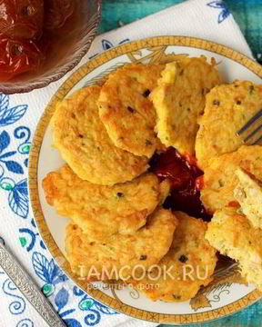 Рисовые оладьи с куриным мясом