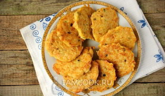 рисовые оладьи с куриным мясом