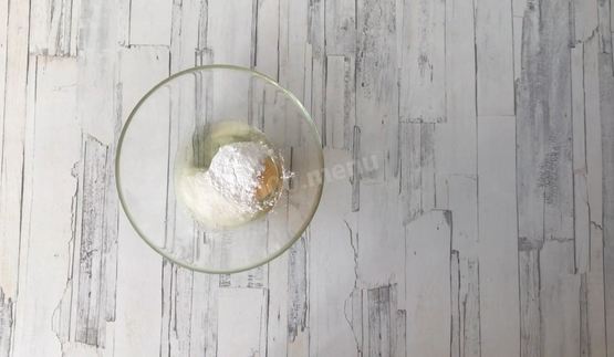 сливочные оладьи с грушей дюшес