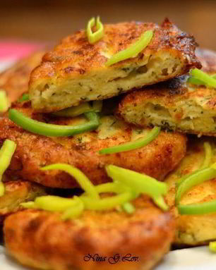 Сырные оладушки