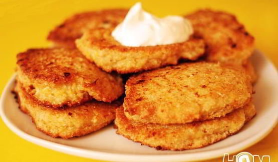 творожно-морковные оладьи