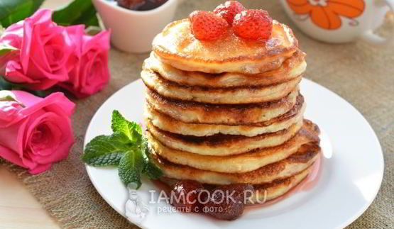 творожные оладьи к завтраку