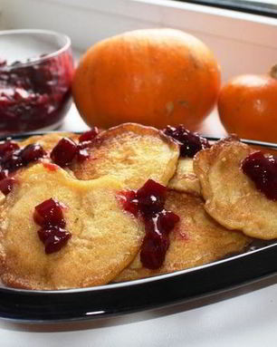 Тыквенные оладушки с медом