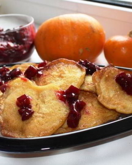 Рецепт тыквенных оладушек с медом
