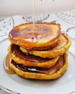 Тыквенные оладьи с пряностями