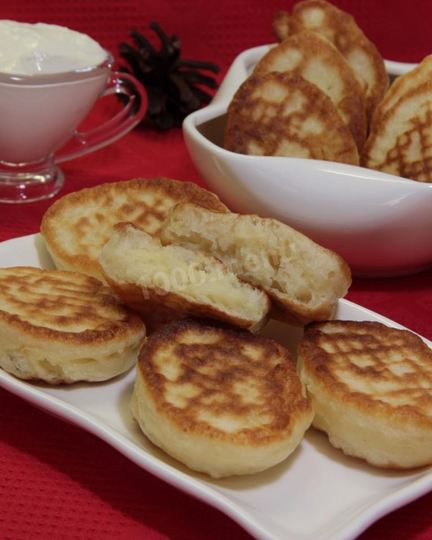 Рецепт воздушных оладий на кефире очень пышные