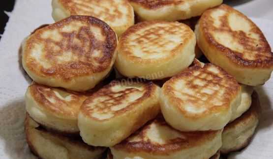 воздушные оладьи на кефире очень пышные