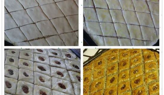 пахлава с грецкими орехами и медом