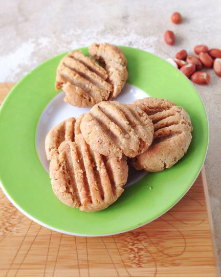 Рецепт арахисова-миндального печенья без масла и муки