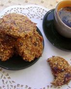 Бананово-овсяное печенье с финиками