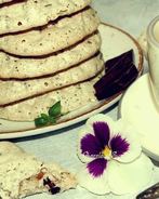 Белковое печенье с орехами и шоколадом