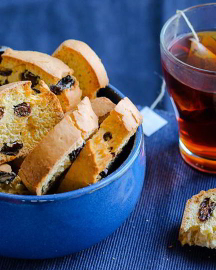 Рецепт бискотти с изюмом