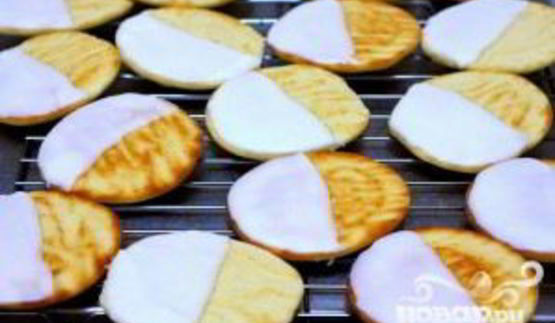 черно-белое печенье