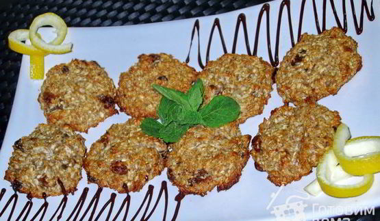 диетическое овсяное печенье