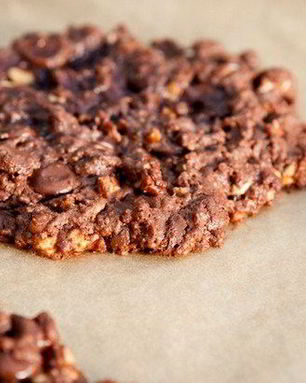 Двойное шоколадное печенье с грецкими орехами