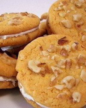 Греческое медовое печенье с орехами и начинкой