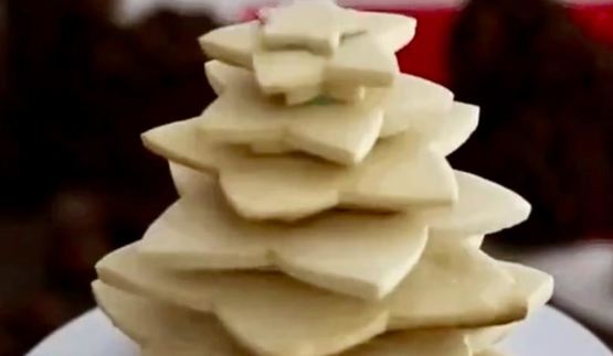 имбирная новогодняя елочка из печенья