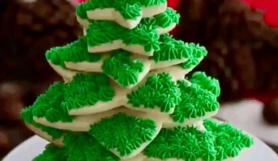 имбирная новогодняя елочка из печенья
