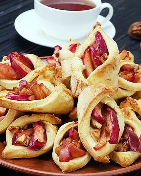 Хрустящее печенье с яблоками