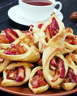 Хрустящее печенье с яблоками