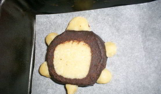 хрустящее рассыпчатое песочное печенье черепашки