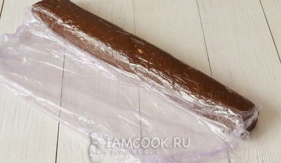 колбаска кондитерская из печенья