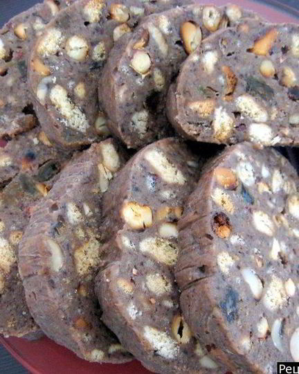 Рецепт кондитерской колбаски из печенья