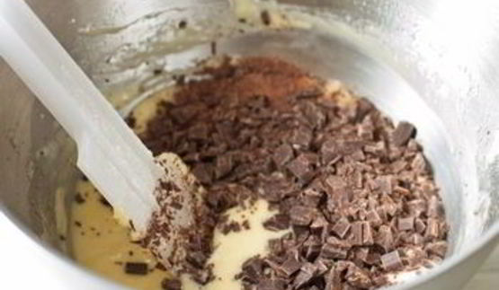 медовое печенье мадлен с шоколадной крошкой