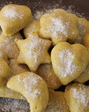 Мягкое апельсиновое печенье без яиц