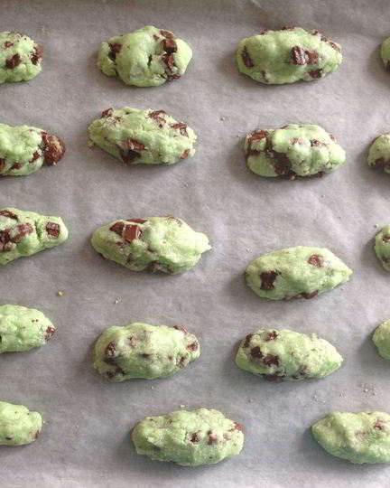 Рецепт мятна-шоколадного печенье