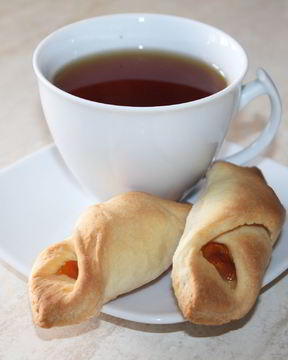 Несладкое печенье со сладким мармеладом