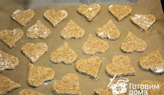 ореховое печенье лимонные сердечки на желтках