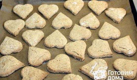 ореховое печенье лимонные сердечки на желтках