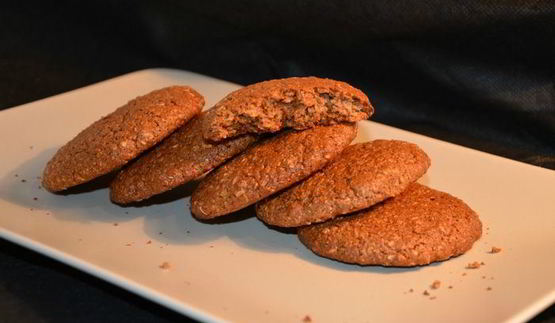 овсяно-гречневое печенье на ржаной патоке