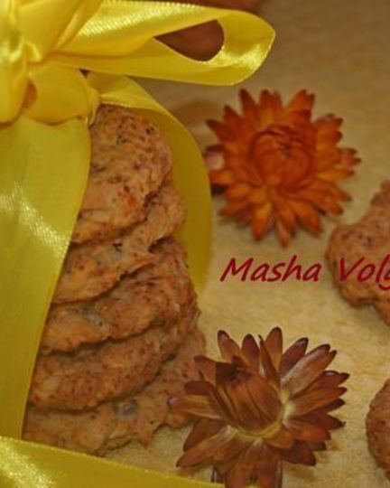 Рецепт овсяного печенья с творогом и яблоком