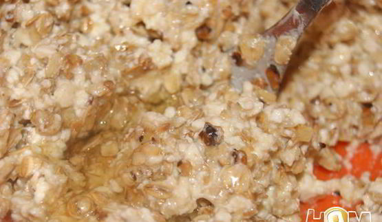 овсяное печенье с творогом и яблоком