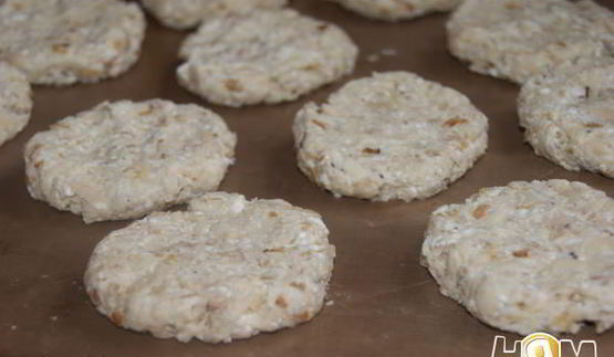 овсяное печенье с творогом и яблоком