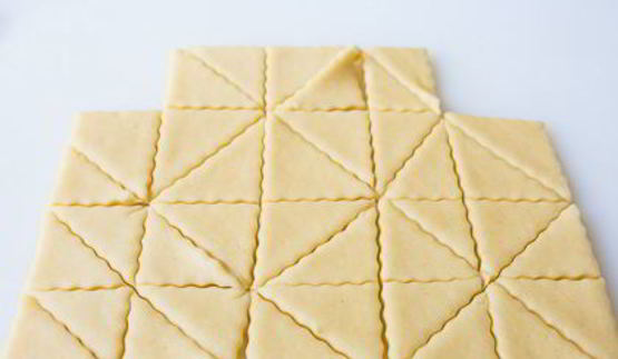 печенье коричные треугольники