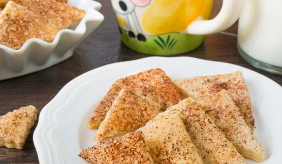 печенье коричные треугольники