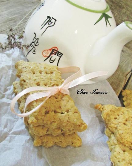 Рецепт печенья-крекера с медом и грецкими орехами