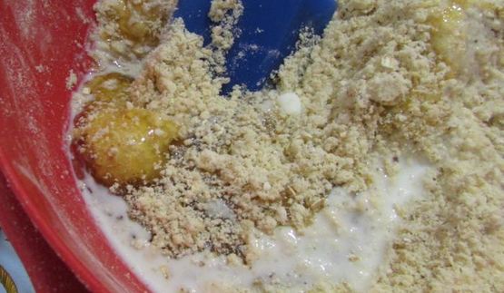 печенье-крекер с медом и грецкими орехами