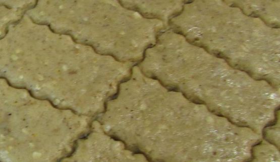 печенье-крекер с медом и грецкими орехами