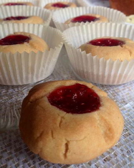 Рецепт печенья малиновые пещеры