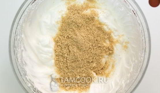 печенье миндальная пена