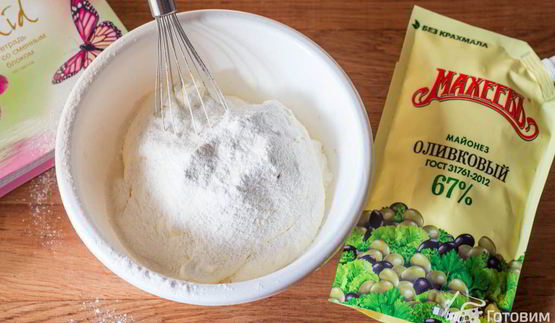 печенье на майонезе