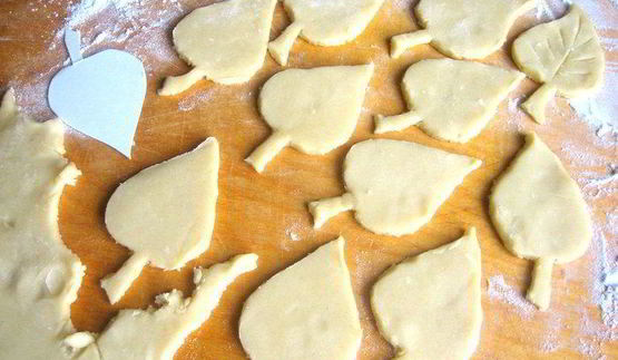 печенье песочное листопад