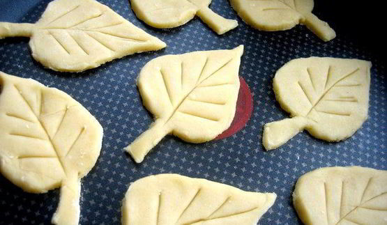 печенье песочное листопад