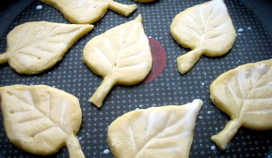 печенье песочное листопад