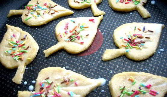 печенье песочное листопад