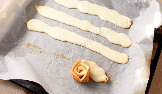 печенье розочки